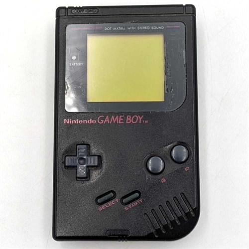 Game Boy Original - Konsol - Black - SNR GM3552019 (C Grade) (Genbrug)